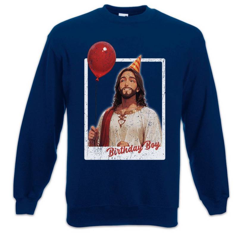 Urban Backwoods Sweatshirt Jesus Birthday Boy Sweatshirt Holy Christus Christmas X-Mas (1-tlg) Weihnachten Merry Christ Santa von Urban Backwoods
