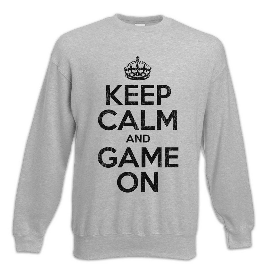 Urban Backwoods Sweatshirt Keep Calm And Game On Sweatshirt Geek Nerd Gamer Admin Repair Mr. RPG (1-tlg) Robot Role Play Dungeons von Urban Backwoods