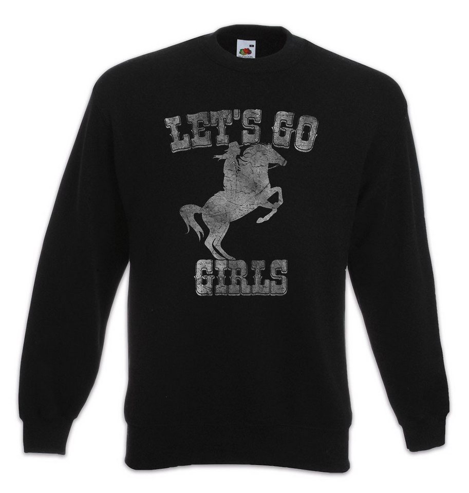 Urban Backwoods Sweatshirt Let's Go Girls Cowgirl Sweatshirt Country Horse Western Pferd Hut (1-tlg) Sport Rider Reiten Reitsport von Urban Backwoods