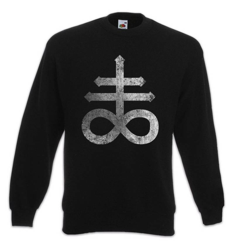 Urban Backwoods Sweatshirt Leviathan Cross Sweatshirt Kreuz SulSymbol Pentagram 666 Sign Double (1-tlg) Cross Protection Church of von Urban Backwoods