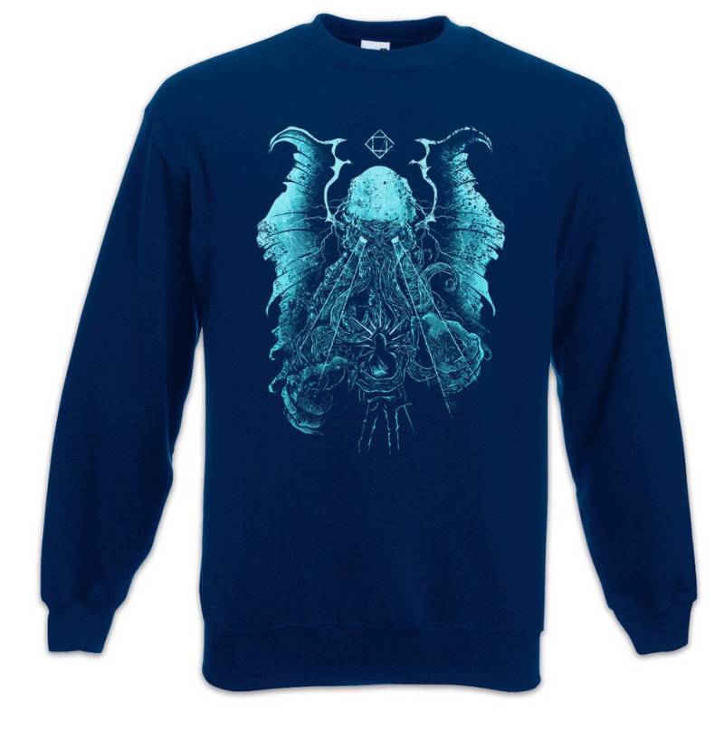 Urban Backwoods Sweatshirt Lightning Cthulhu Sweatshirt Horror Arkham H. P. Lovecraft Azathoth (1-tlg) Miskatonic Call of Dunwich von Urban Backwoods