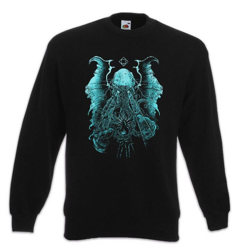 Urban Backwoods Sweatshirt Lightning Cthulhu Sweatshirt Horror Arkham H. P. Lovecraft Azathoth (1-tlg) Miskatonic Call of Dunwich von Urban Backwoods