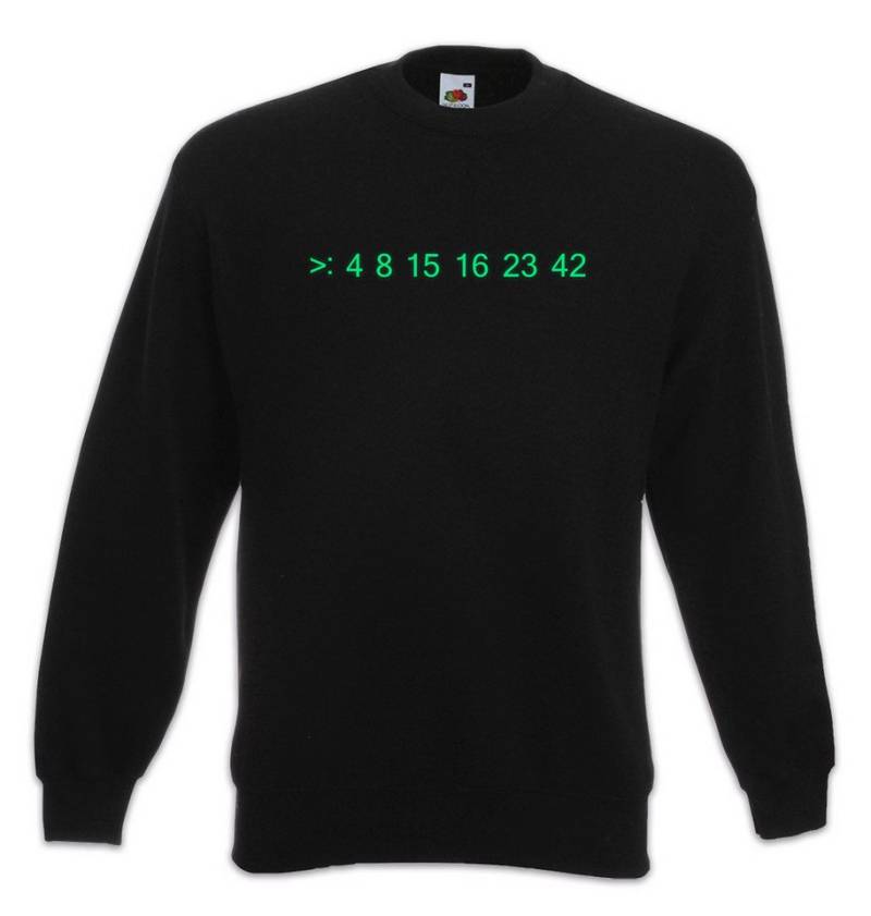 Urban Backwoods Sweatshirt Lost Code Sweatshirt number Numbers Nummer 4 8 15 16 23 42 Lotto (1-tlg) Lottery DHARMA Jackpot von Urban Backwoods
