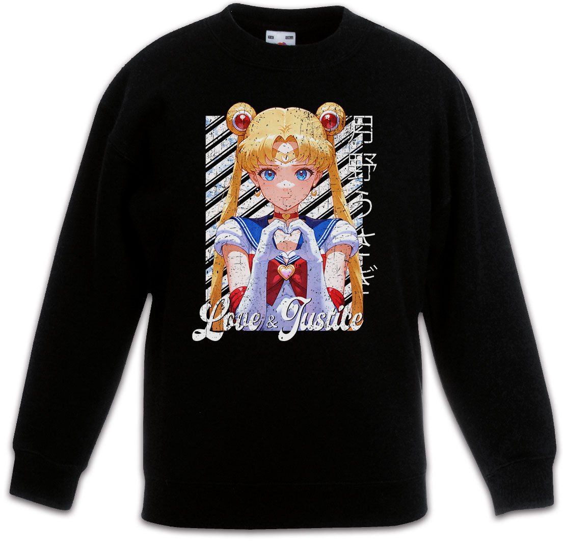 Urban Backwoods Sweatshirt Love And Justice Kinderpullover Anime Sailor Girl Usagi Tsukino (1-tlg) Princess Serenity Moon Wild von Urban Backwoods