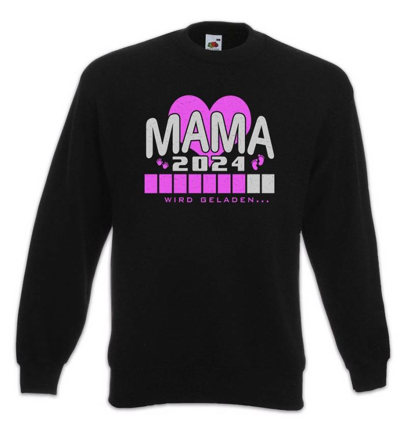 Urban Backwoods Sweatshirt Mama 2025 Wird Geladen Sweatshirt Mami Mutter Kind Schwangerschaft (1-tlg) Baby Geburt Nachwuchs Spaß von Urban Backwoods