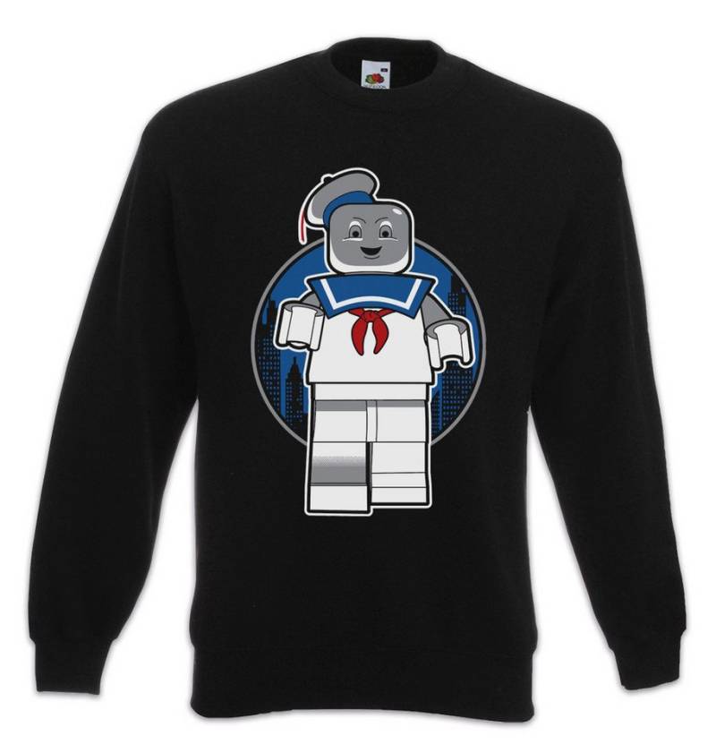 Urban Backwoods Sweatshirt Marshmallow Sweatshirt Comic 80s Style Mann Retro Logo Real (1-tlg) Geisterjäger Man Ghostbusters Stay von Urban Backwoods