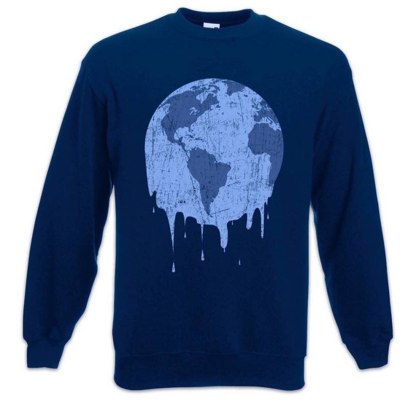 Urban Backwoods Sweatshirt Melting Earth Sweatshirt Umweltschutz Save The World Green Energy (1-tlg) Animal Welfare Protect Protection von Urban Backwoods