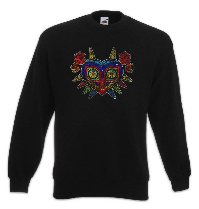 Urban Backwoods Sweatshirt Mexican Majora's Mask Sweatshirt Horror Kid Zelda Game Kult Nerd (1-tlg) Majora Link Legend Fantasy von Urban Backwoods