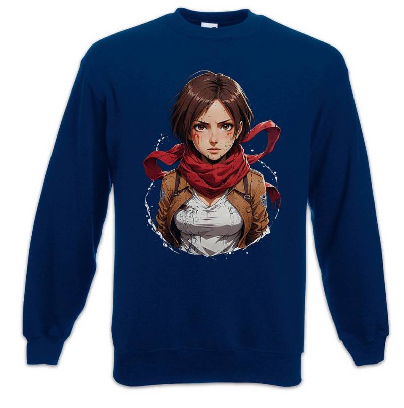Urban Backwoods Sweatshirt Mikasa I Sweatshirt Eren On Anime Yeager Titan Jaeger Attack Ackerman (1-tlg) Armin Levi Arlert Series von Urban Backwoods