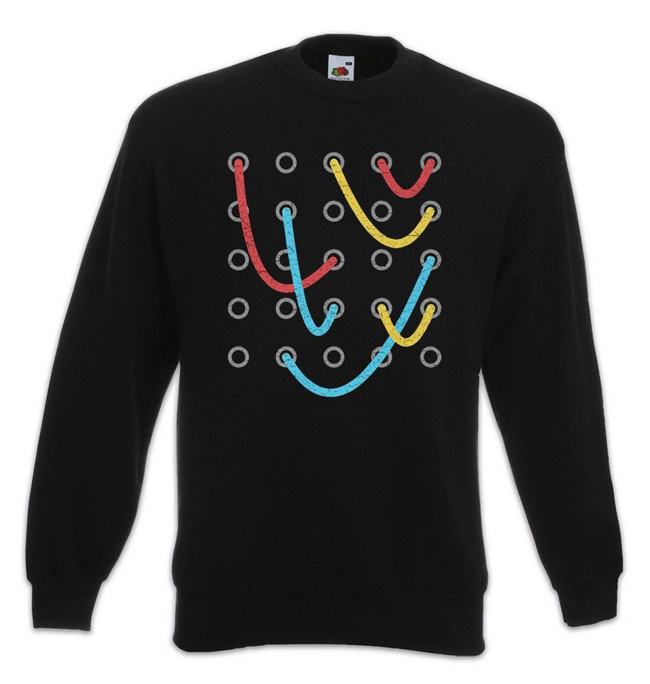 Urban Backwoods Sweatshirt Modular Plugs Sweatshirt Analog Synthesizer Electro Techno LFO Musik (1-tlg) Music DJ MC Elektro von Urban Backwoods