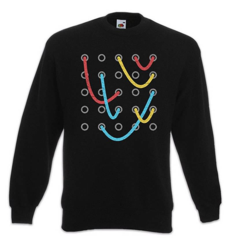 Urban Backwoods Sweatshirt Modular Plugs Sweatshirt Analog Synthesizer Electro Techno LFO Musik (1-tlg) Music DJ MC Elektro von Urban Backwoods