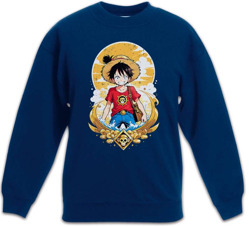 Urban Backwoods Sweatshirt Monkey Ruffy Logo Kinderpullover One Pirate Adventure Anime Piece D (1-tlg) Luffy Treasure Pirates Series von Urban Backwoods