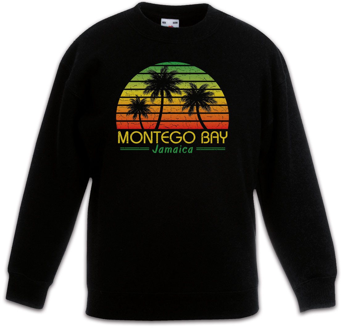 Urban Backwoods Sweatshirt Montego Bay Jamaica Kinderpullover Jamaika Beach Haile Selassie Irie (1-tlg) Holiday Reggae Music Irie von Urban Backwoods