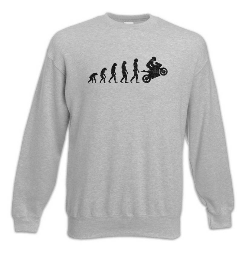 Urban Backwoods Sweatshirt Motorcycle Evolution Sweatshirt Driver Fahrer Motorrad Biker Cycle (1-tlg) Chopper Race Player Game von Urban Backwoods