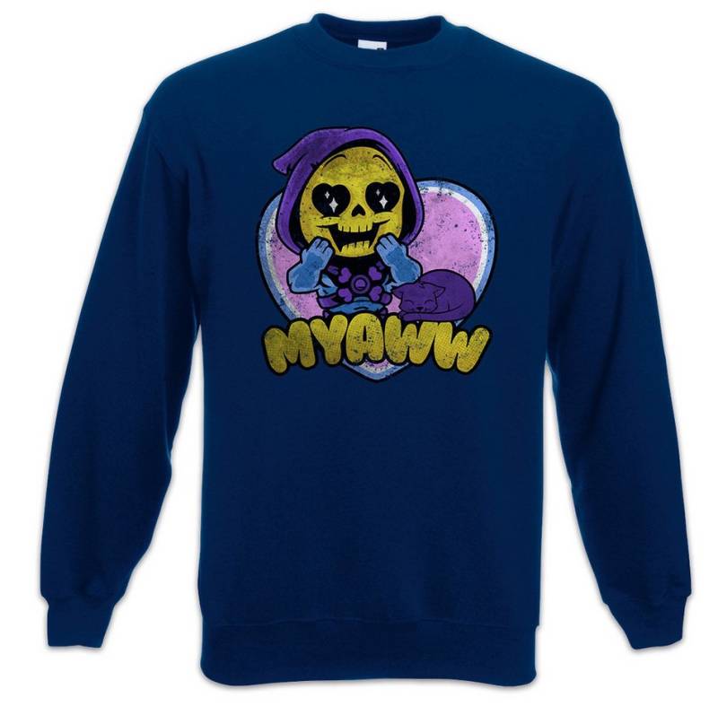 Urban Backwoods Sweatshirt Myaww Sweatshirt Masters He Comic Retro 80s Universe Man Sword Power (1-tlg) Grayskull Cartoon Retro Eighties von Urban Backwoods