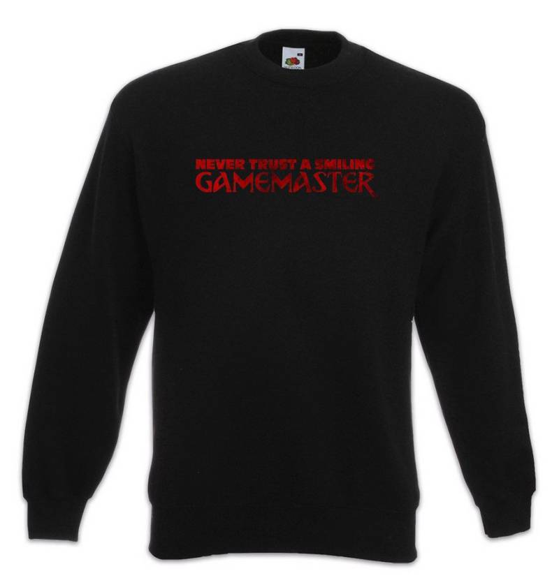 Urban Backwoods Sweatshirt Never Trust A Smiling Gamemaster Sweatshirt Dungeons Dragons Role (1-tlg) Tabletop Game Dice von Urban Backwoods