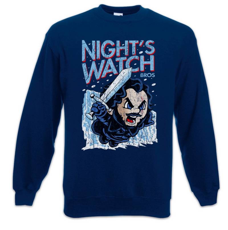 Urban Backwoods Sweatshirt Night's Bros Sweatshirt Game Snow Games Of Watch Jon Thrones Lord (1-tlg) Commander The Le Trône von Urban Backwoods