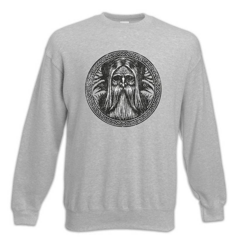 Urban Backwoods Sweatshirt Odhin Knot Circle Sweatshirt Runen Vikings Runes Walhalla Odin Thor (1-tlg) Norse Vikings Tyr Midgard von Urban Backwoods