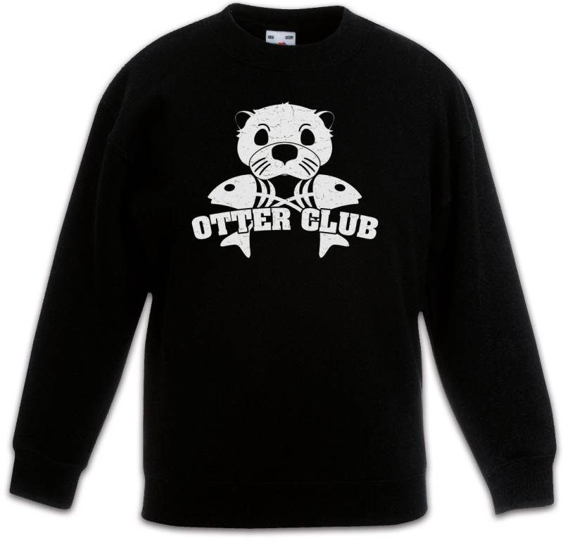 Urban Backwoods Sweatshirt Otter Club Kinderpullover Patch Biker MC Wildlife lontra Nutria (1-tlg) Fischotter Seeotter Viral Meme von Urban Backwoods