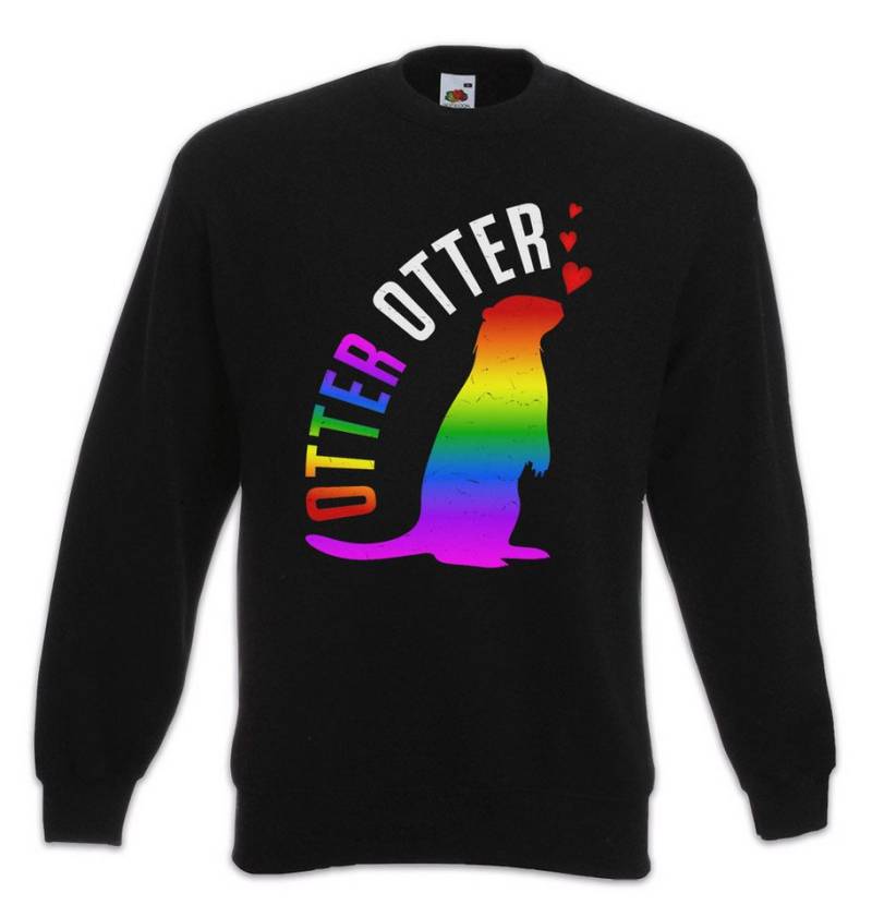 Urban Backwoods Sweatshirt Otter Otter Sweatshirt Gay Lesbian Trans Queer LGBTQ Wildlife lontra (1-tlg) Nutria Fischotter Seeotter Viral von Urban Backwoods