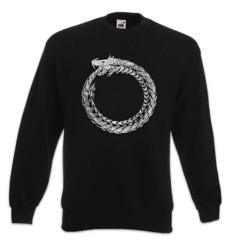 Urban Backwoods Sweatshirt Ouroboros Sweatshirt Uroboros Schlange Ancient Myths Mythologie Snake (1-tlg) Unendlichkeit Symbol Sign Zyklus von Urban Backwoods