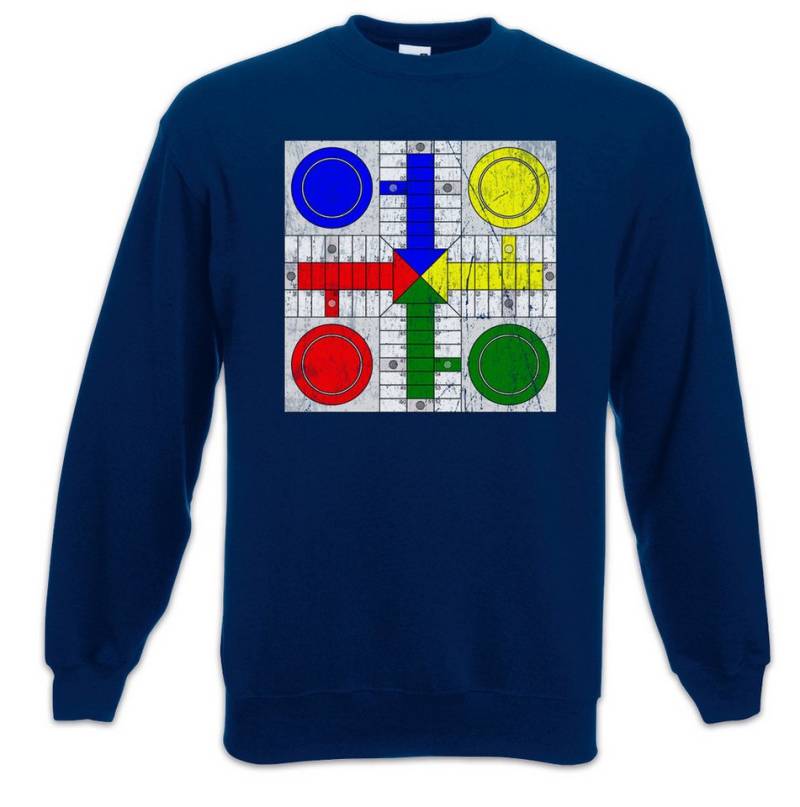 Urban Backwoods Sweatshirt Parcheesi Board Sweatshirt Chessindia Pachisi Spielbrett Brettspiel (1-tlg) Board Game Gamer Retro von Urban Backwoods