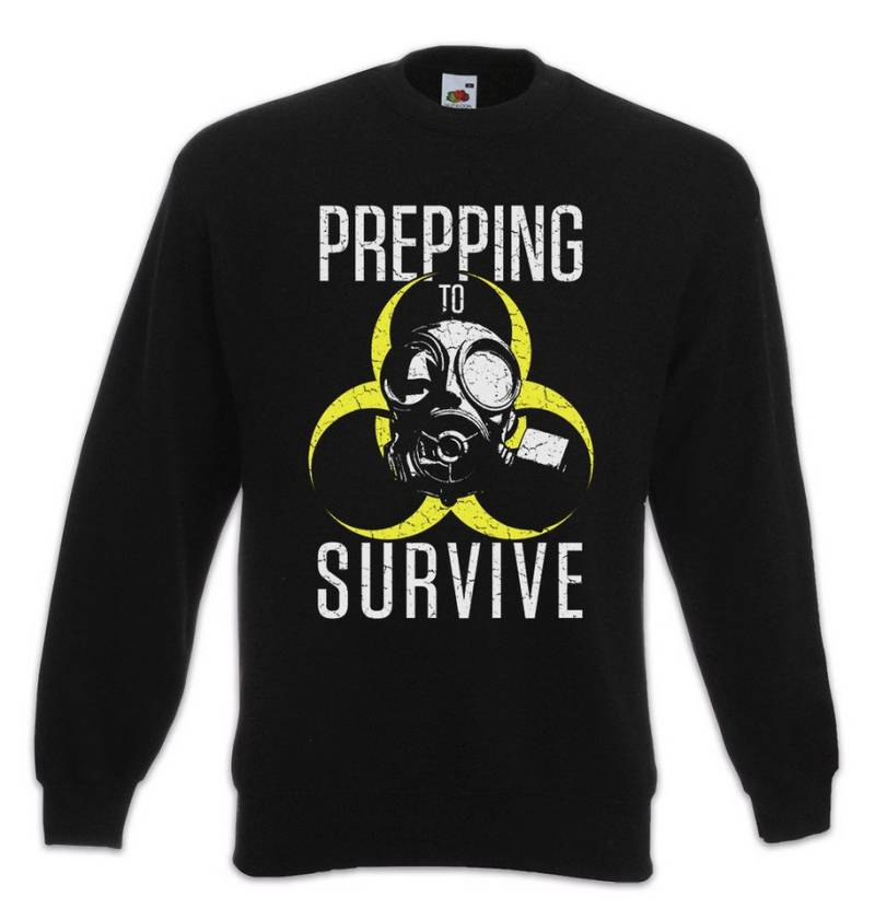Urban Backwoods Sweatshirt Prepping To Survive Sweatshirt Prepper Survival Apokalypse Logo (1-tlg) Misanthrop Zombie Fun Survival von Urban Backwoods
