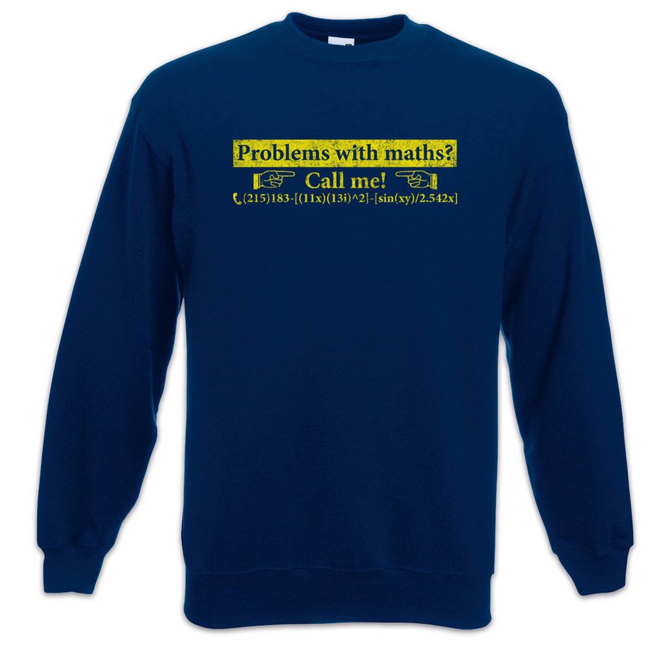 Urban Backwoods Sweatshirt Problem with Maths Sweatshirt Geek Nerd Fun Informatiker Mathe (1-tlg) Informatiker Lehrer Nerd Professor von Urban Backwoods