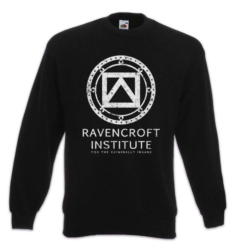 Urban Backwoods Sweatshirt Ravencroft Institute Logo Sweatshirt Symbol Company Spider Osbourne (1-tlg) Amazing Elektro Man Cartoon von Urban Backwoods