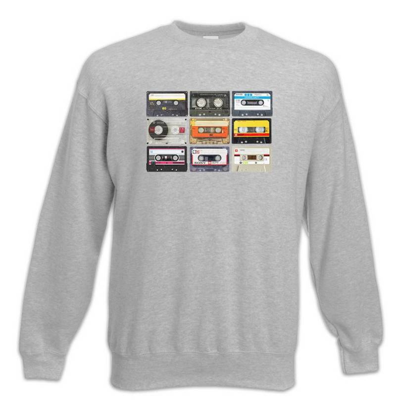 Urban Backwoods Sweatshirt Retro Cassettes Sweatshirt 80s Retro Kassette Music Disco Tape 70s (1-tlg) Recorder Deck 90s Kassettenrekorder von Urban Backwoods