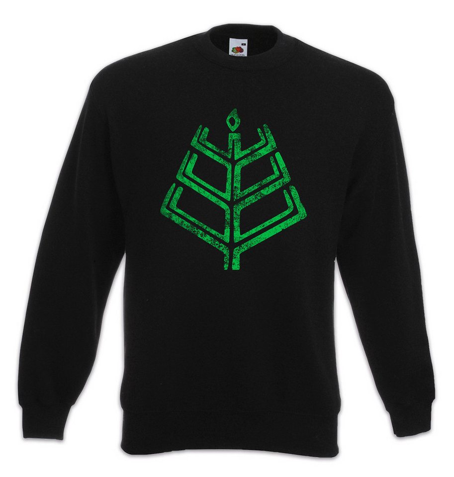 Urban Backwoods Sweatshirt Romuva Latvian Dievturity Symbol Sweatshirt Sign Zeichen Logo Lettland (1-tlg) Lettisch Latvia Belief Dievturis von Urban Backwoods