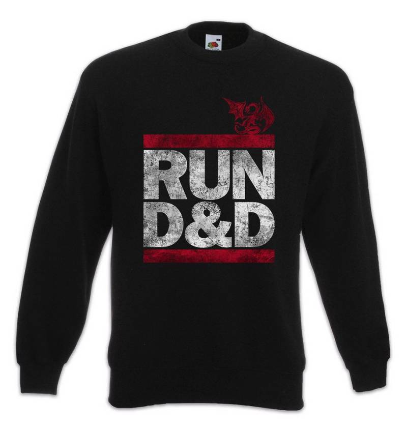 Urban Backwoods Sweatshirt Run D&D Sweatshirt Dungeons Pen and Paper Dragons RPG Larp DMC Fantasy (1-tlg) Roleplay Tabletop von Urban Backwoods