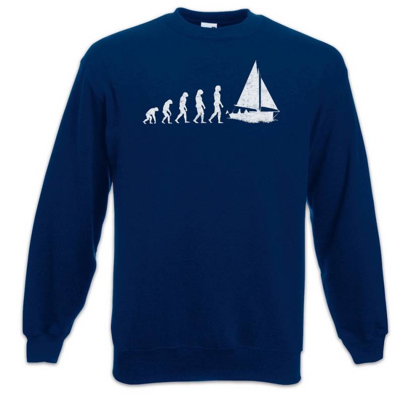Urban Backwoods Sweatshirt Sailing Evolution Sweatshirt Game Sport Sports Segeln Regatta Boot (1-tlg) Segler Skipper Segelboot Segelschiff von Urban Backwoods