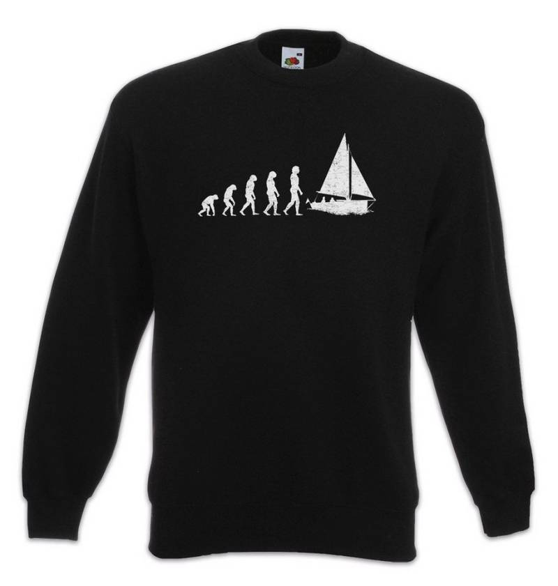 Urban Backwoods Sweatshirt Sailing Evolution Sweatshirt Game Sport Sports Segeln Regatta Boot (1-tlg) Segler Skipper Segelboot Segelschiff von Urban Backwoods