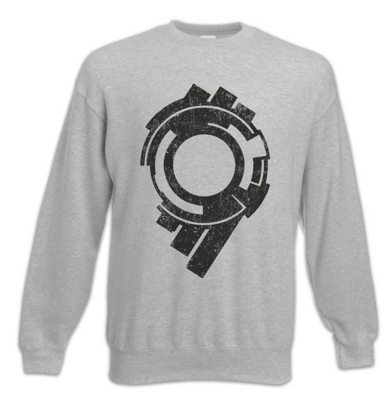 Urban Backwoods Sweatshirt Section 9 Logo Sweatshirt Logo Sign Zeichen Ghost Movie In The Hanka (1-tlg) Public Security Shell Squad von Urban Backwoods