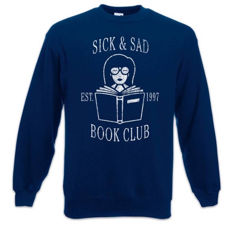 Urban Backwoods Sweatshirt Sick & Sad Book Club Sweatshirt Daria Sitcom TV Series Fun (1-tlg) Morgendorffer Lanes Fashion Club von Urban Backwoods