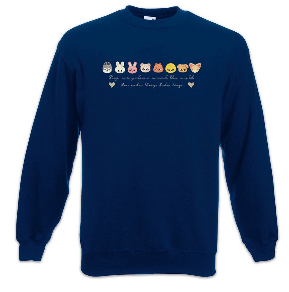 Urban Backwoods Sweatshirt Stay Pop Sweatshirt Music Kpop Kids K-Pop 4th Generation Stray Boy (1-tlg) Group Idol Band Fandom von Urban Backwoods