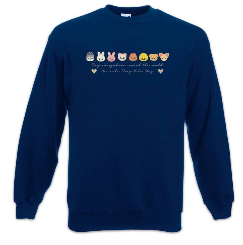Urban Backwoods Sweatshirt Stay Pop Sweatshirt Music Kpop Kids K-Pop 4th Generation Stray Boy (1-tlg) Group Idol Band Fandom von Urban Backwoods