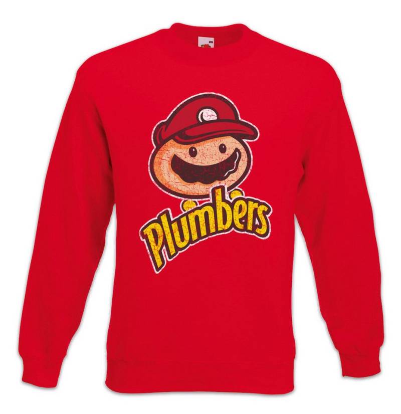 Urban Backwoods Sweatshirt Super Plumbers Sweatshirt Klempner Installateur Mario Gas Geek Nerd (1-tlg) Wasser Crossover Fun Gamer von Urban Backwoods