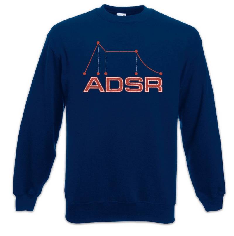 Urban Backwoods Sweatshirt Synthesizer ADSR III Sweatshirt Attack Decay Sustain Release Audio LFO (1-tlg) Wave Waves Sound Music von Urban Backwoods