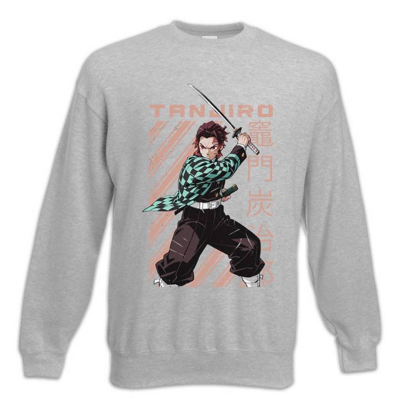 Urban Backwoods Sweatshirt Tanjiro Katana Sweatshirt Demon Kamado Nezuko Anime Slayer Zenitsu (1-tlg) Inosuke Hashibira Muzan Kibutsuji von Urban Backwoods