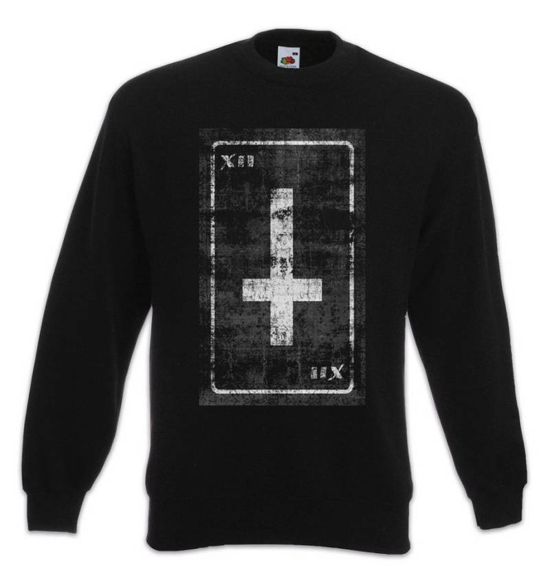 Urban Backwoods Sweatshirt Tarot The Hanged Man Sweatshirt Karte Karten Card Voddoo Der Gehängte (1-tlg) Hängende Mann Black Occult von Urban Backwoods