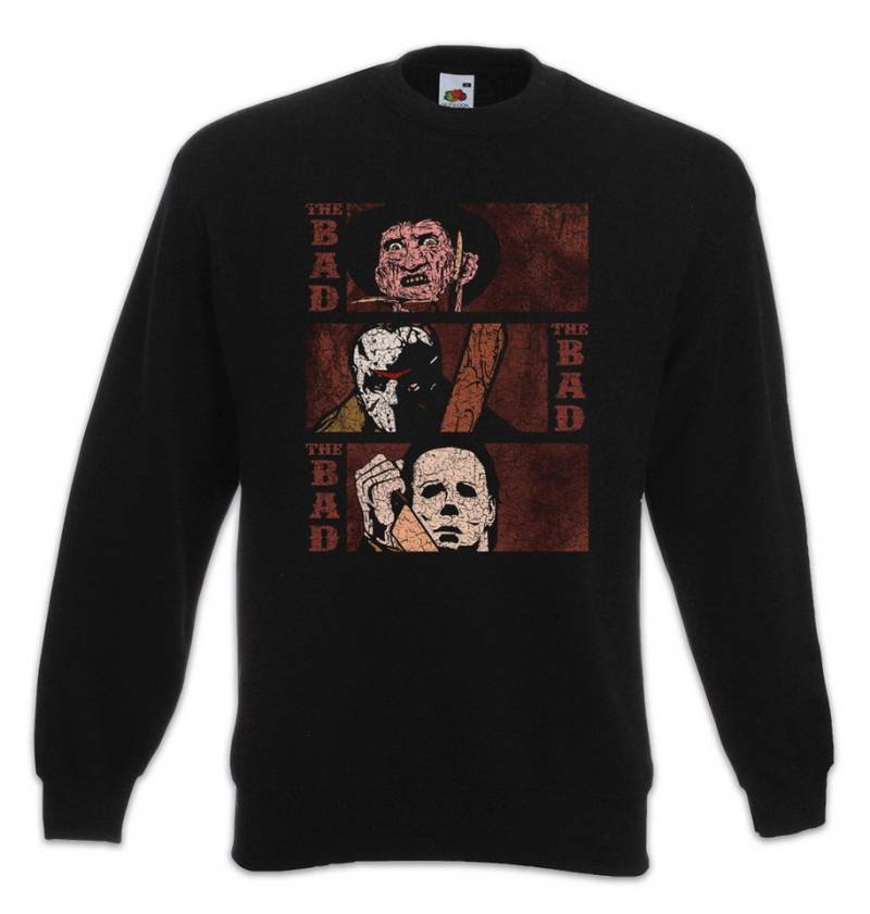 Urban Backwoods Sweatshirt The Bad & The Bad Sweatshirt Jason Slasher Fun Vorhees Halloween (1-tlg) Freddy Michael Krüger Myers von Urban Backwoods