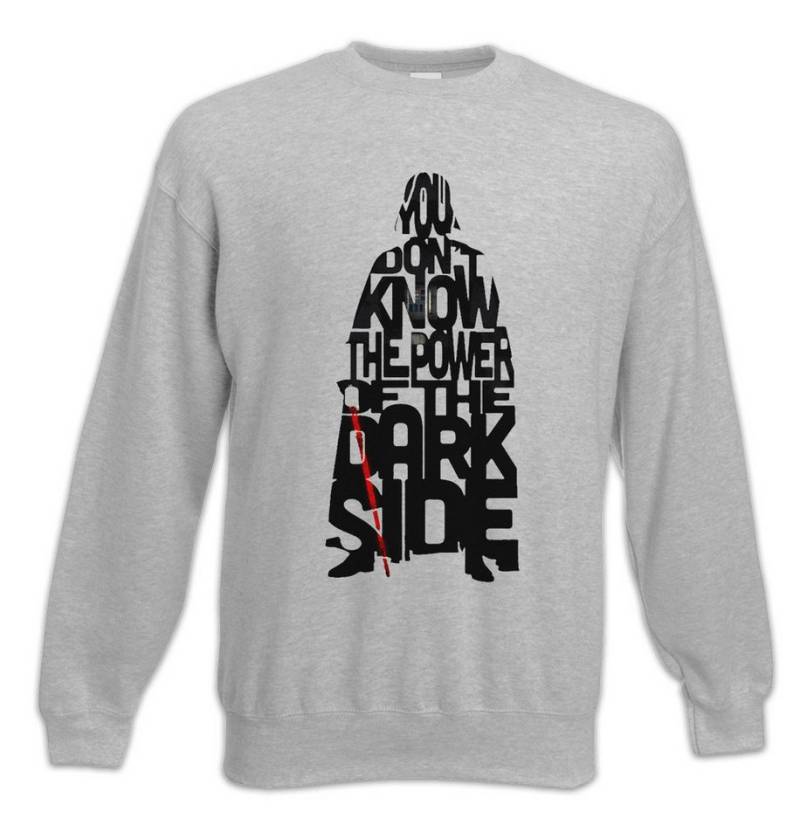 Urban Backwoods Sweatshirt The Power Of The Dark Side Sweatshirt Star Sci-Fi Vader Dunkle Seite (1-tlg) Macht Wars Science Fiction von Urban Backwoods