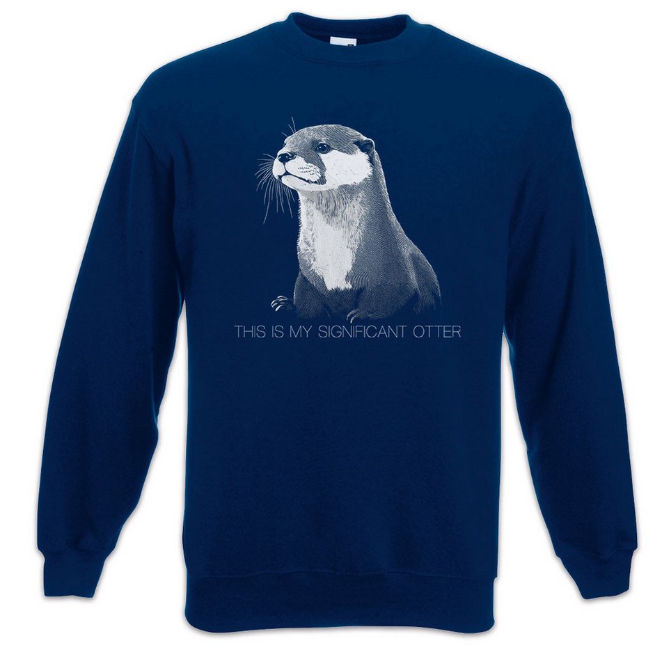 Urban Backwoods Sweatshirt This Is My Significant Otter Sweatshirt Fun Comedy Humor Comedian (1-tlg) Wildlife lontra Nutria Fischotter von Urban Backwoods