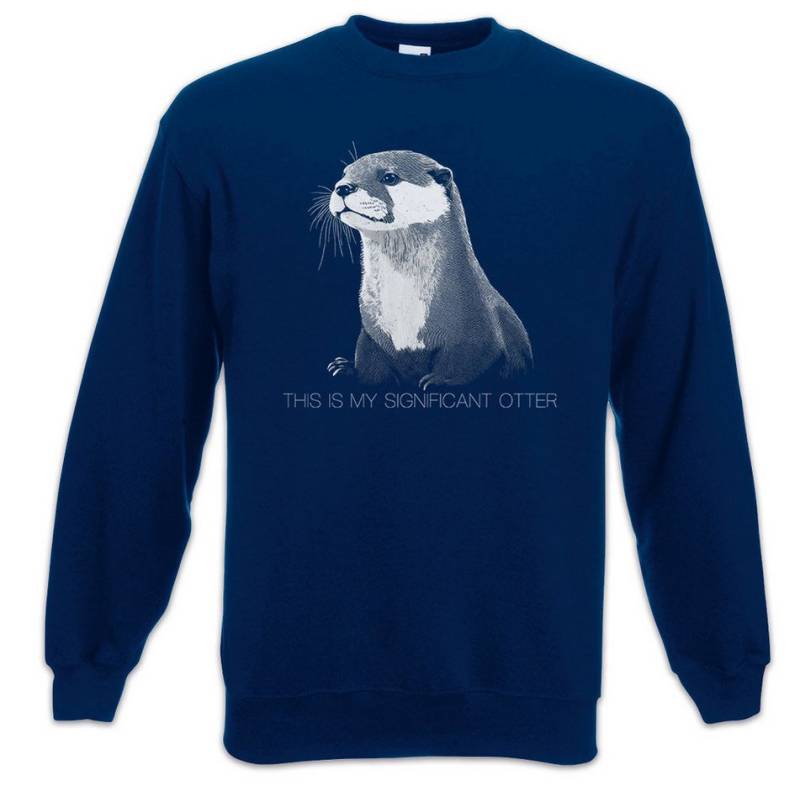 Urban Backwoods Sweatshirt This Is My Significant Otter Sweatshirt Fun Comedy Humor Comedian (1-tlg) Wildlife lontra Nutria Fischotter von Urban Backwoods
