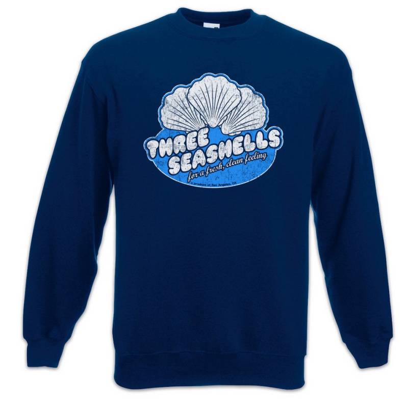 Urban Backwoods Sweatshirt Three Seashells Sweatshirt Demolition Drei Muscheln Toilette Klo (1-tlg) Toilett Man Movie Film von Urban Backwoods