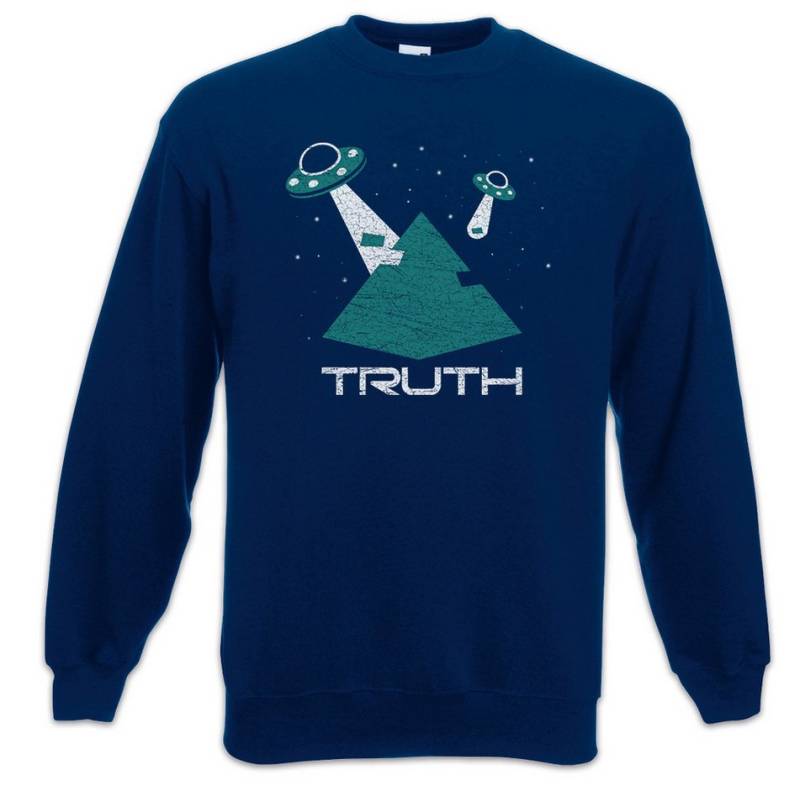 Urban Backwoods Sweatshirt Truth Sweatshirt Ufo Ufos Alien Aliens Haunebu Flugscheibe Roswell (1-tlg) Landing Adamski Sichtung OVNI von Urban Backwoods