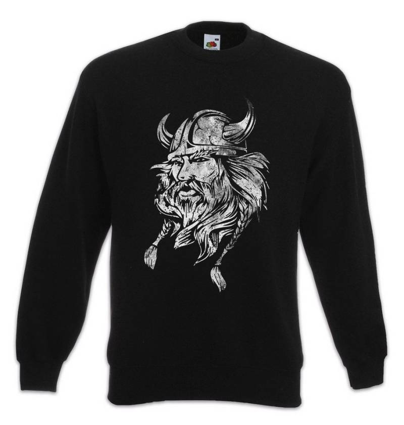 Urban Backwoods Sweatshirt Viking Head I Sweatshirt Wikinger Kopf Runen Vikings Runes Walhalla (1-tlg) Odin Thor Norse Vikings von Urban Backwoods