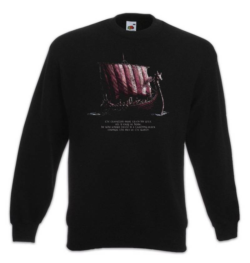 Urban Backwoods Sweatshirt Viking Ship II Sweatshirt Vikings Schiff Wikinger Langboot Drachenboot (1-tlg) Langschiff Ruderboot Longship Norsemen von Urban Backwoods